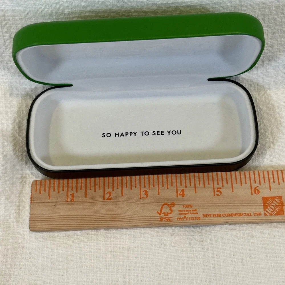 Authentic Kate Spade Glasses Hard Case Green Gray, Case Only